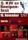 6 . KW´er Kneipenfest - am 16.11.2013 - Acht Partys in acht Locations - Acht x Livemusik
